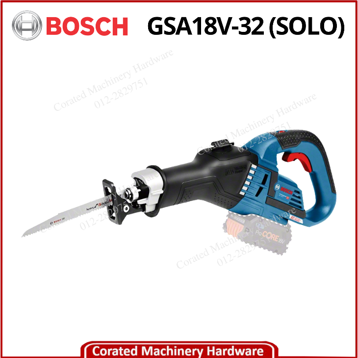 BOSCH GSA18V 32 CORDLESS SABRE SAW SOLO Corated Enterprise