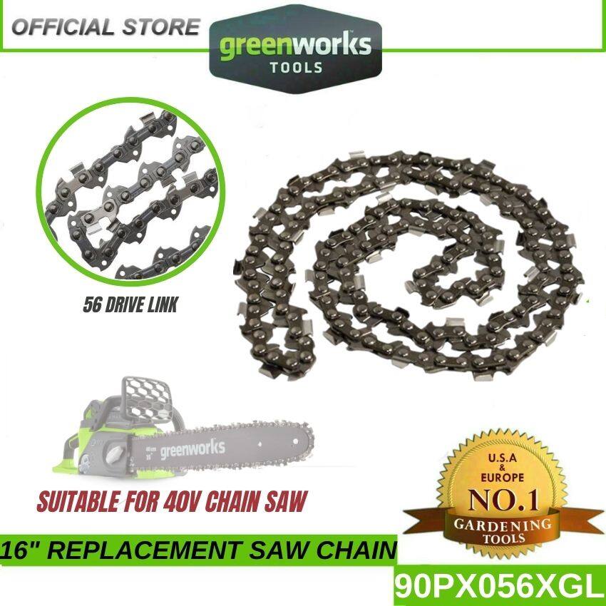 16" Replacement Saw Chain for Greenworks GD40CS40 Chain Saw 90PX056XGL