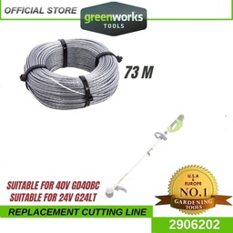Greenworks 73meter Replacement Cutting Line For GST2830 / G24LT