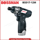 BOSSMAN BSD17-12M 6.35MM CORDLESS IMPACT DRIVER