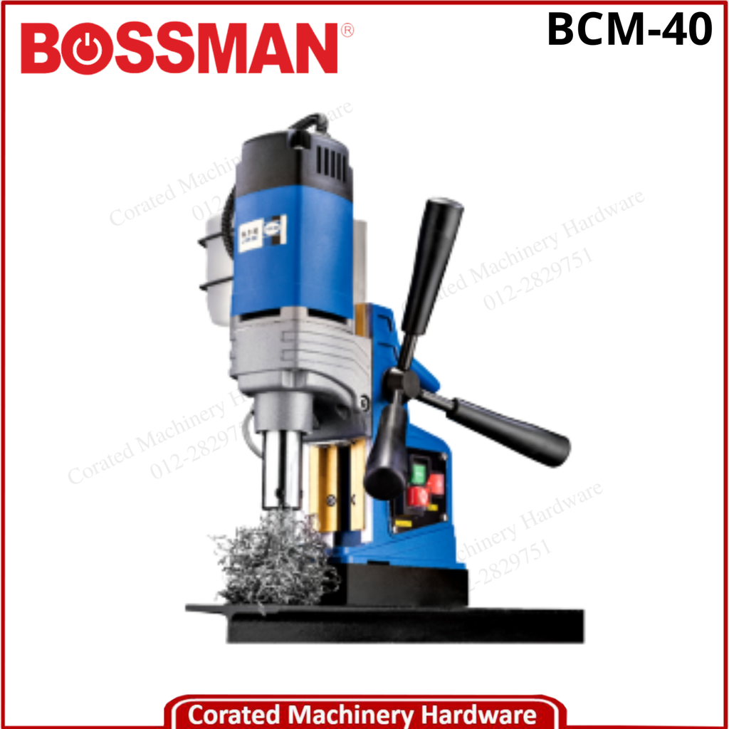 BOSSMAN BCM-40 40MM MAGNETIC DRILLING MACHINE