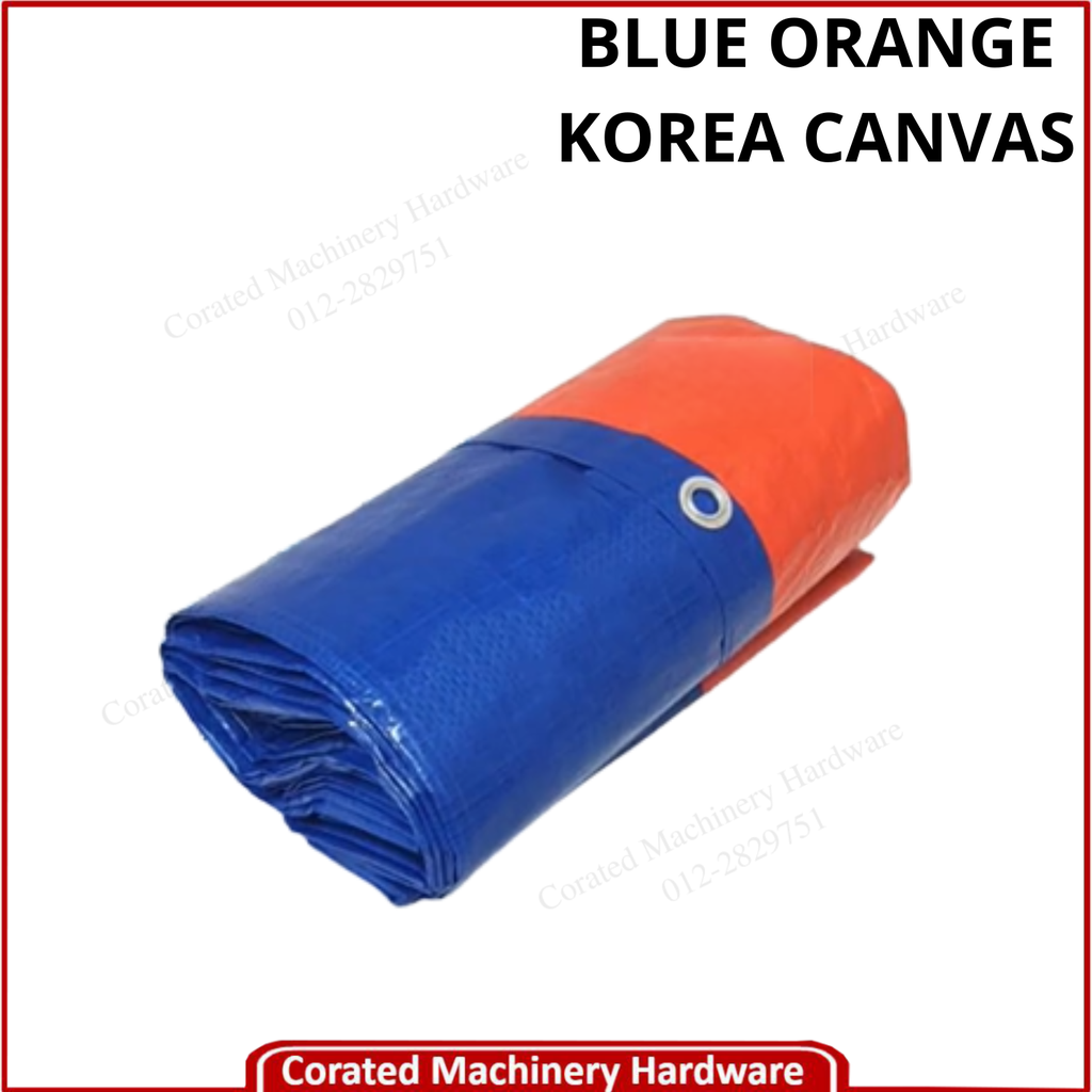 BLUE ORANGE KOREA CANVAS 6'X9'