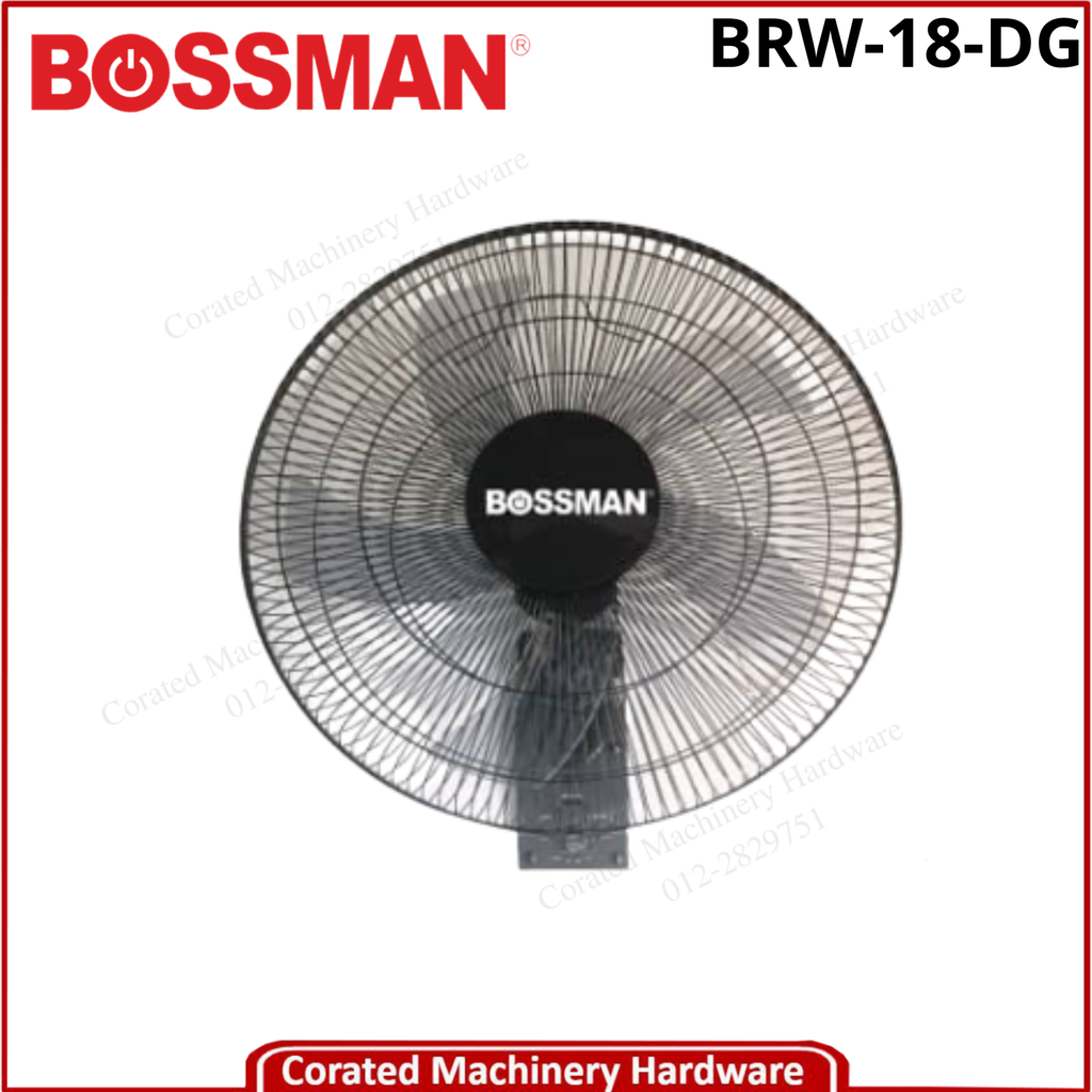 BOSSMAN BRW181-DG 18&quot; WALL FAN WITH REMOVE CONTROL