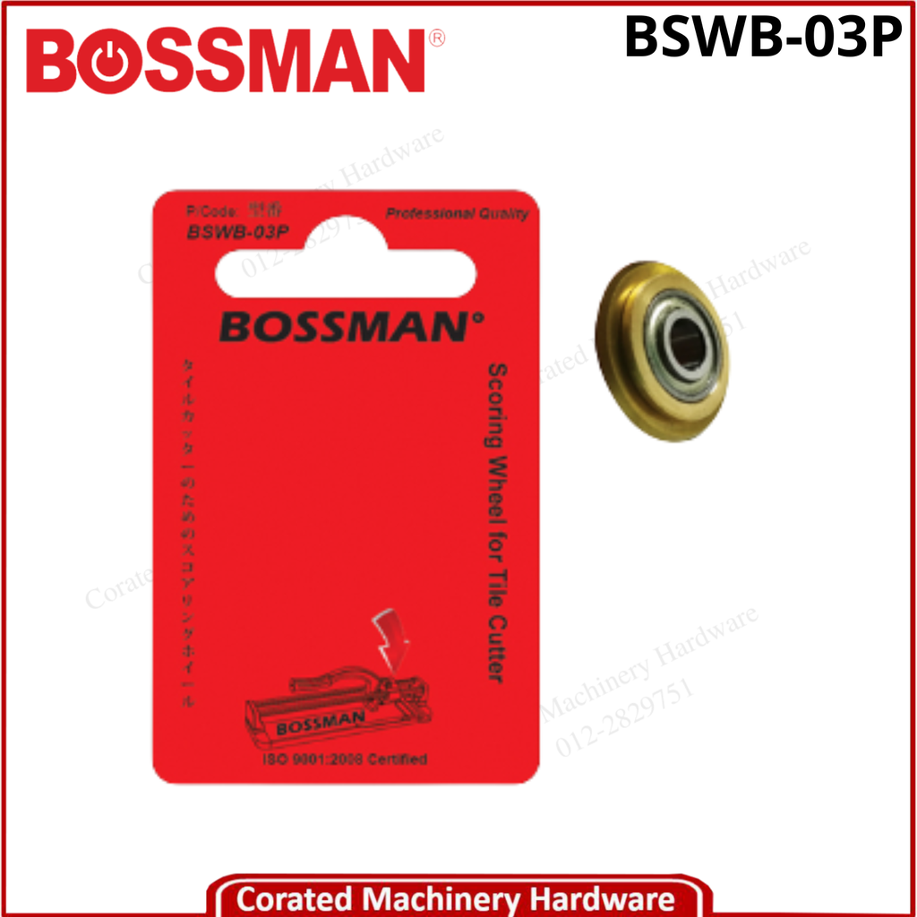 BOSSMAN BSWB-03P BW4 TILE CUTTER SCORING WHEEL