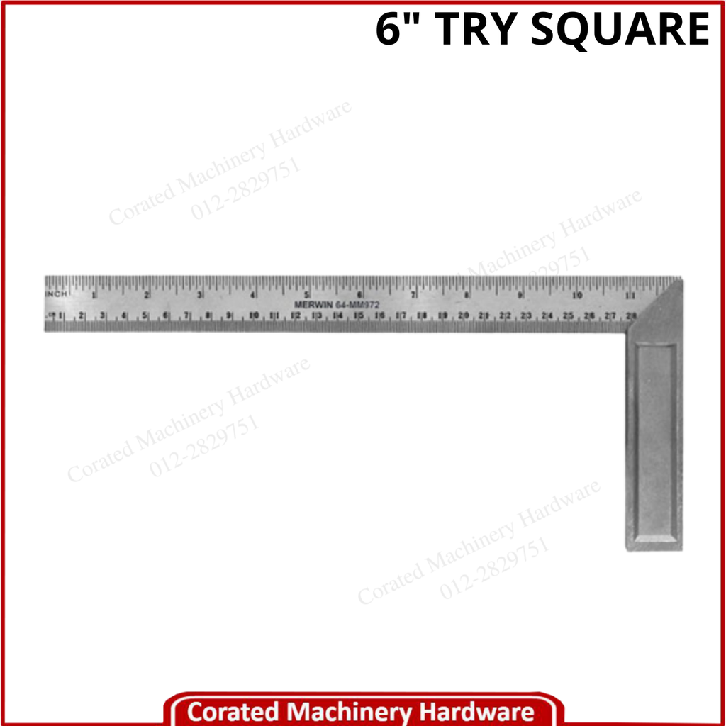 6&quot; TRY SQUARE
