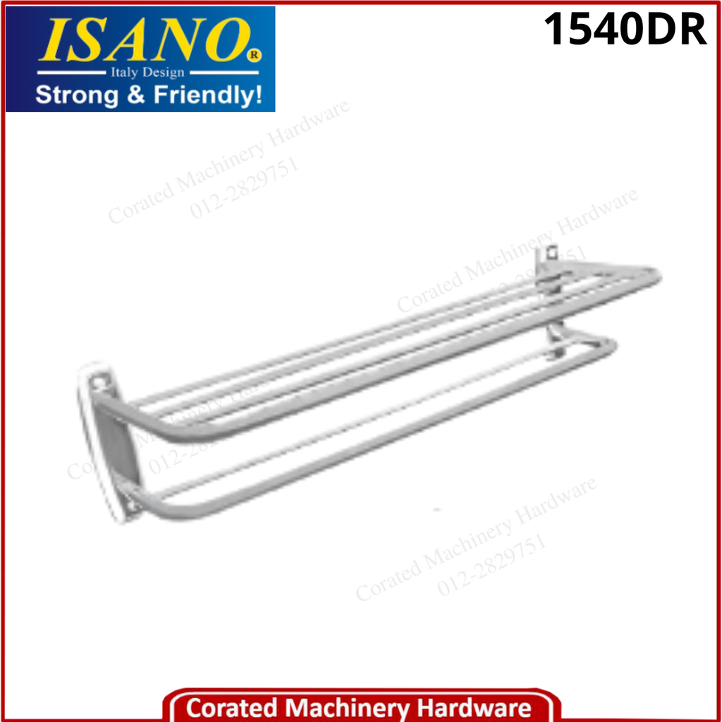 ISANO 1540DR ECO 700MM DOUBLE LAYER TOWEL RAIL