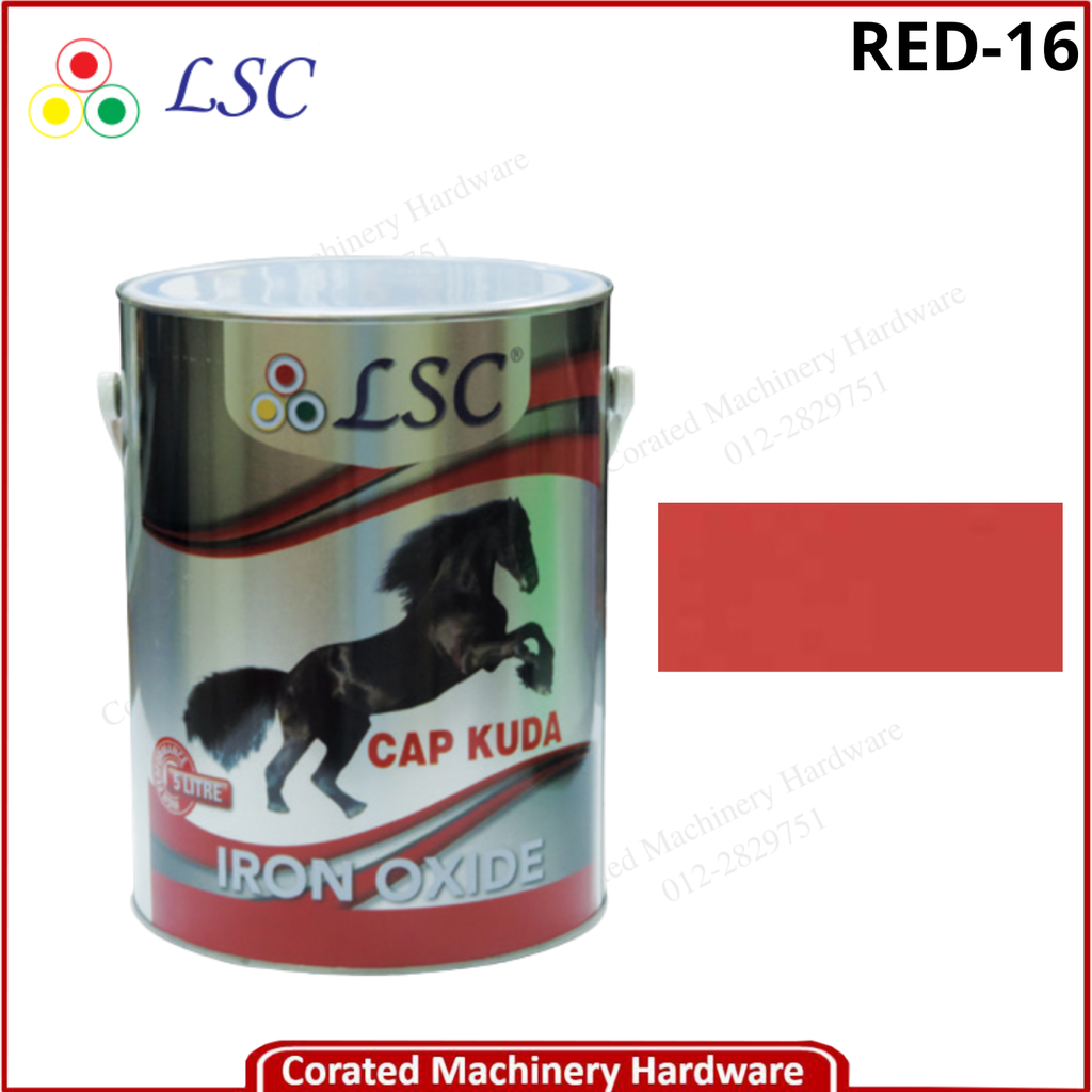 LSC IRON OXIDE RED 1 LITRE