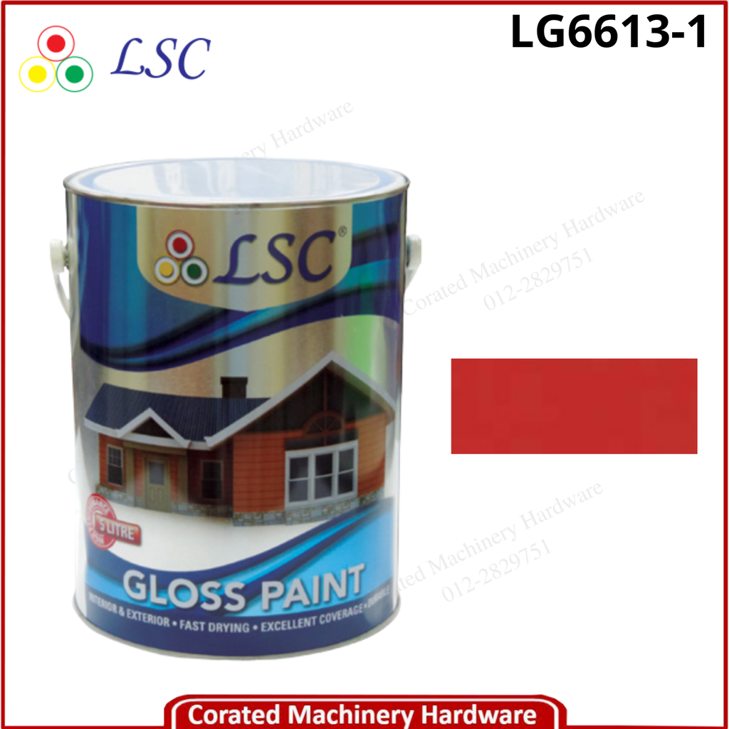 LSC LG6613 SIGNAL RED GLOSS PAINT