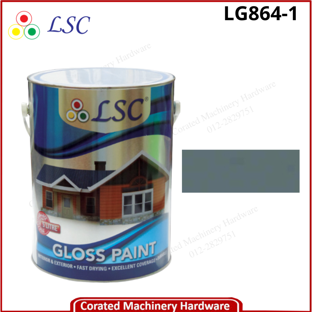 LSC LG864 GREY BLUE GLOSS PAINT