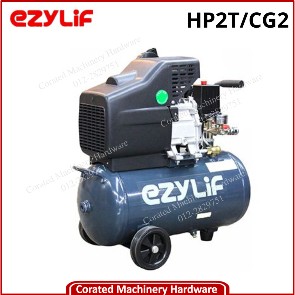 EZYLIF 24L 2HP 8BAR PORTABLE AIR COMPRESSOR