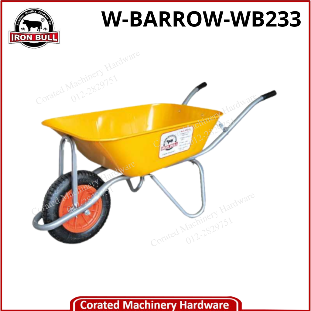 IRON BULL H/D WHEEL BARROW (DEEP TYPE) 0.8MM
