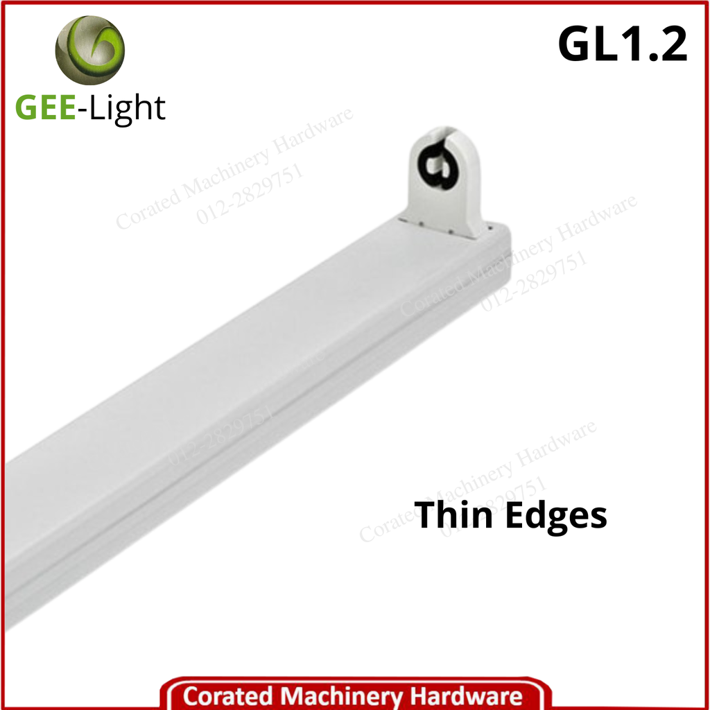 GEE-LIGHT T8 4 FEET/1.2M LED FITTING ONLY