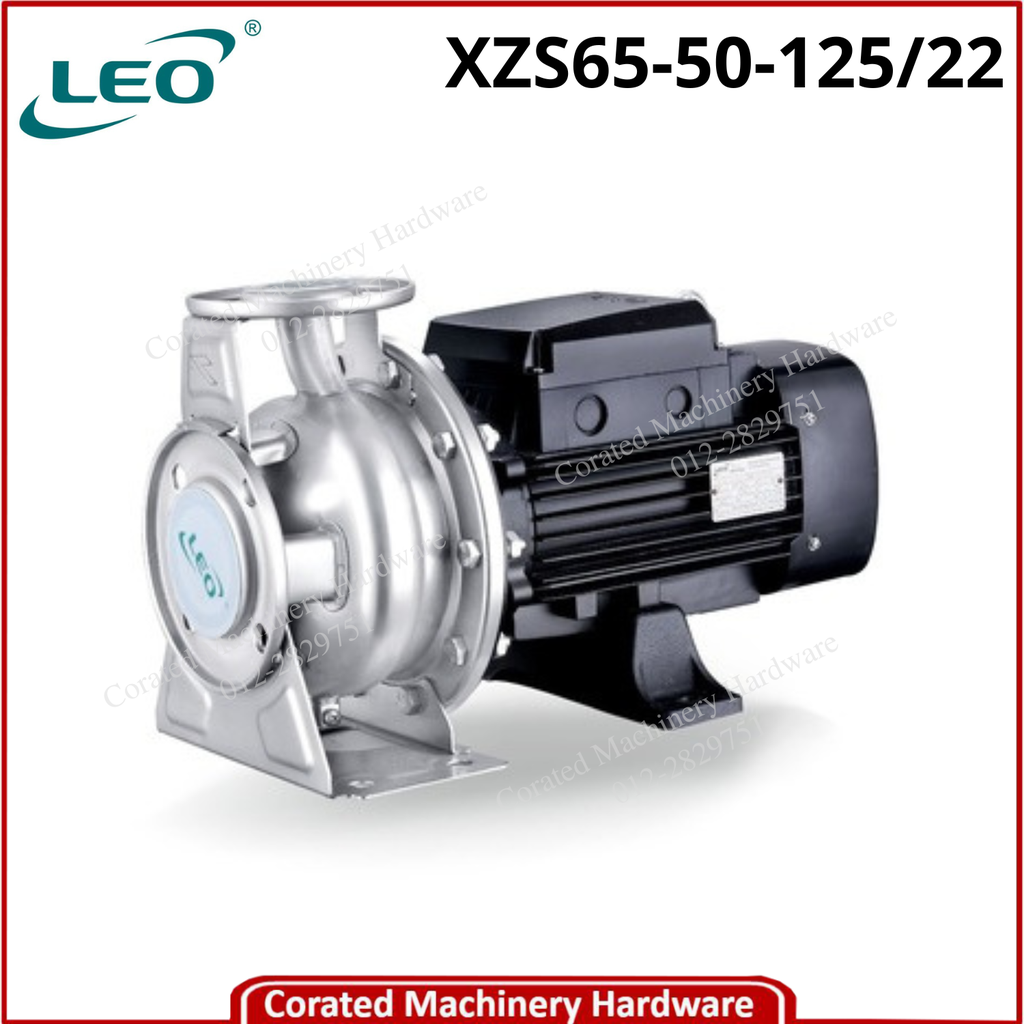 LEO XZS SINGLE STAGE S/S CENTRIFUGAL PUMP