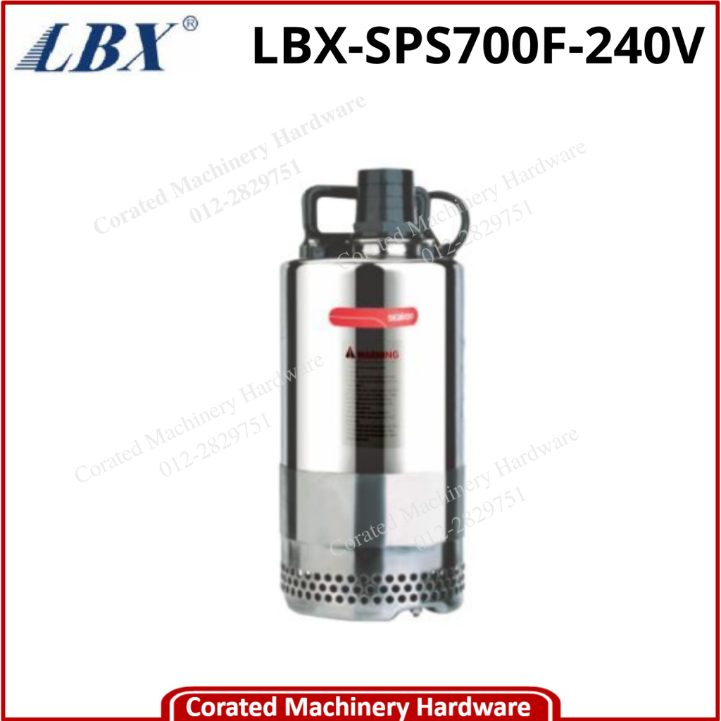 LBX STAINLESS STEEL SUBMERSIBLE SEWAGE PUMP