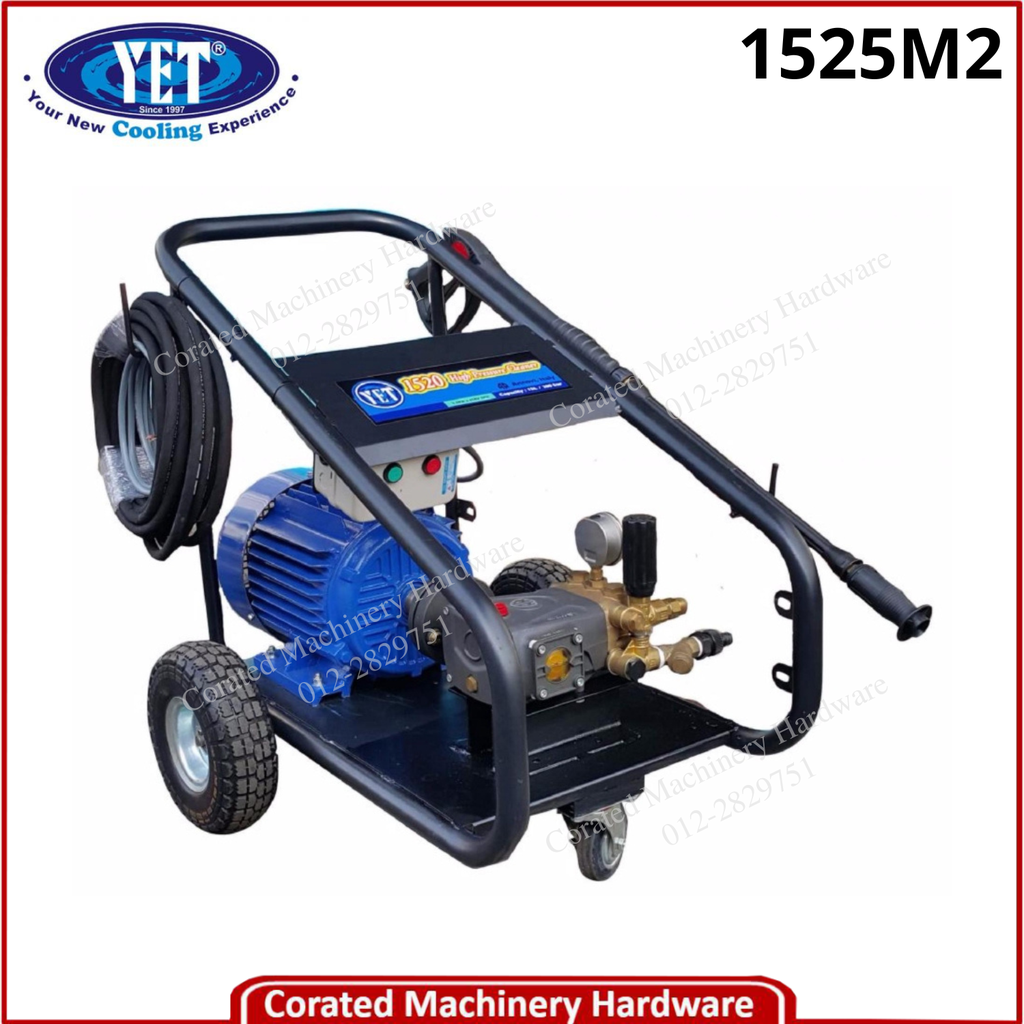 YET 1525M2 HIGH PRESSURE CLEANER WITH MOTOR