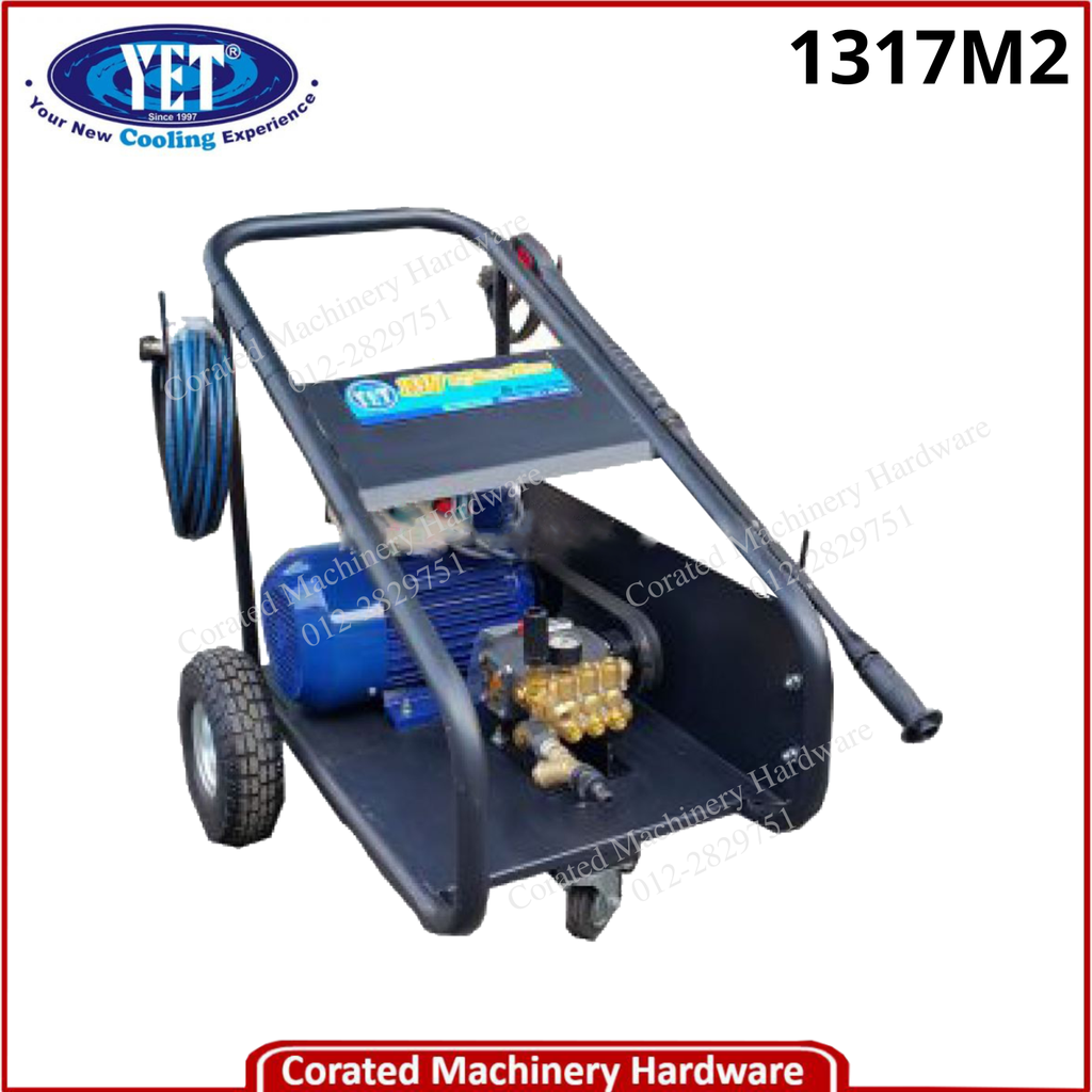 YET 1317M2 HIGH PRESSURE CLEANER WITH MOTOR