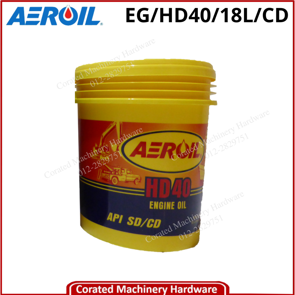 AEROIL HD40 18 LITER ENGINE OIL (API CD)