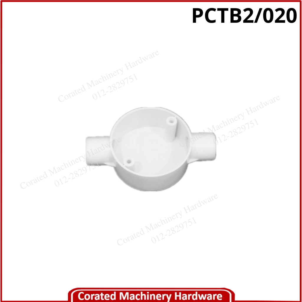 PVC CONDUIT THROUGH BOX (2 WAY)