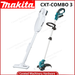 [CXT-COMBO 3] MAKITA CXT-COMBO 3 CL106FDWYW CORDLESS VACUUM CLEANER+ UR100DZ CORDLESS GRASS TRIMMER