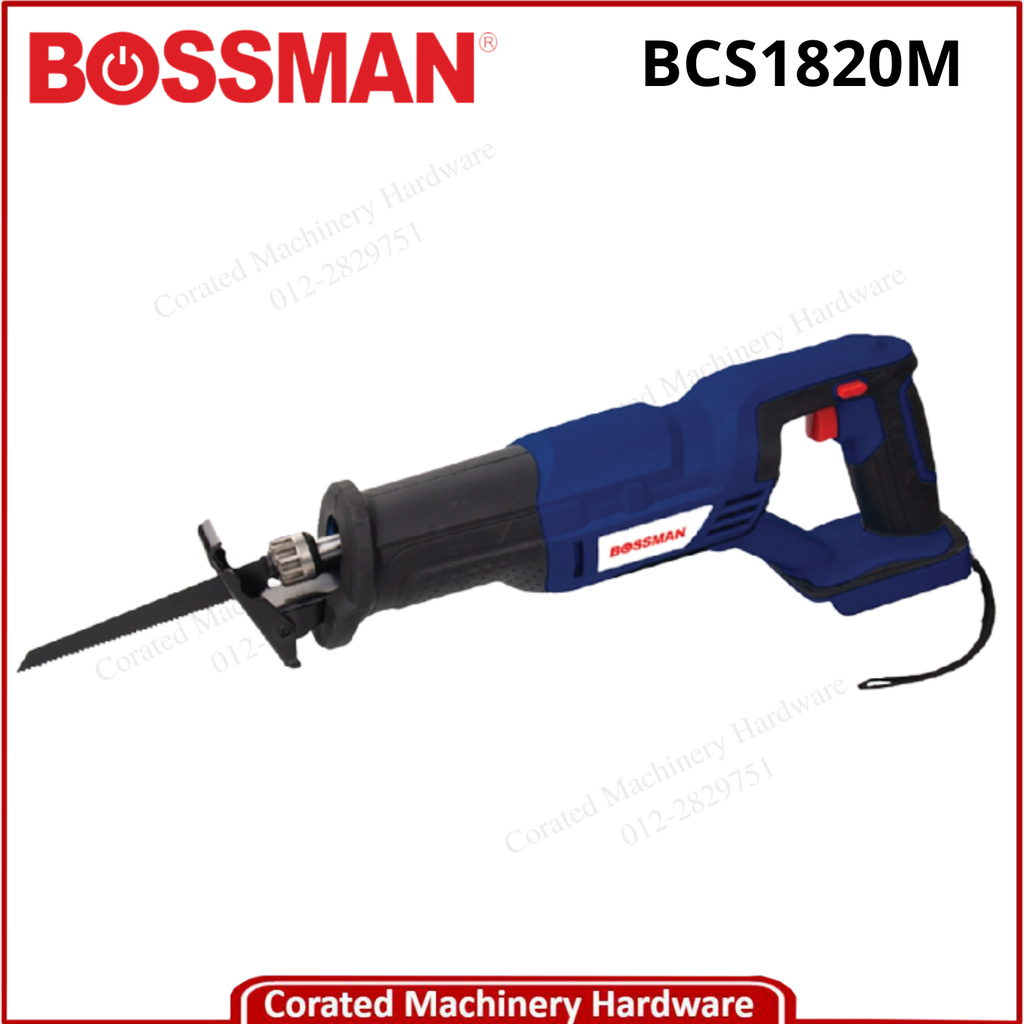 BOSSMAN BCS1820M CORDLESS RECIPROCATING SAW | Corated Enterprise