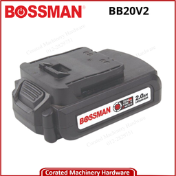 [BB20V2] BOSSMAN BB20V2 HIGH QUALITY LI-ION BATTERY PACK (BLACK &amp; BLUE MACHINE USE)