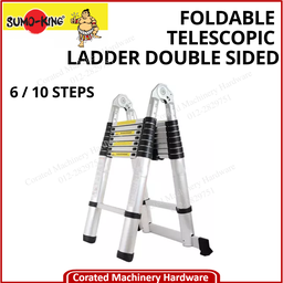 [SK-DEP-6] SUMO KING DEP6 FOLDABLE TELESCOPIC LADDER DOUBLE SIDED