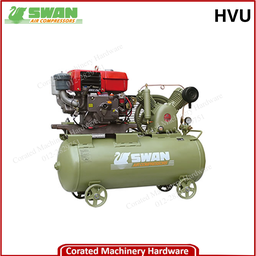 SWAN HVU-205E 5 HP AIR COMPRESSOR C/W ENGINE