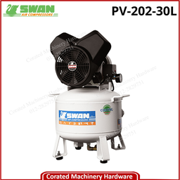 [SWAN-PV202-30L] SWAN PV202 OIL LESS AIR COMPRESSOR C/W MOTOR